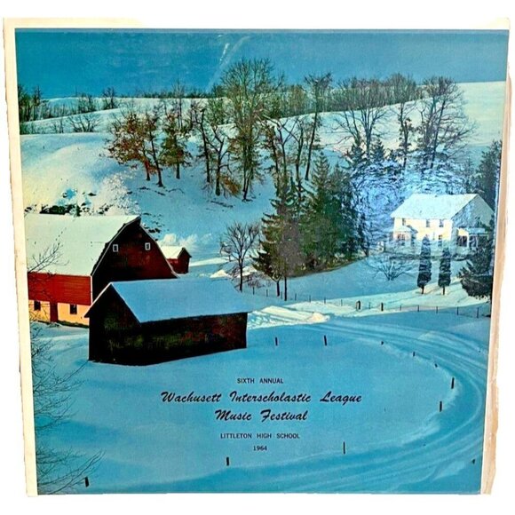 Wachusett Littleton High School SEALED 1964 Boston Vinyl Record Double LP 33 12" - Picture 1 of 3